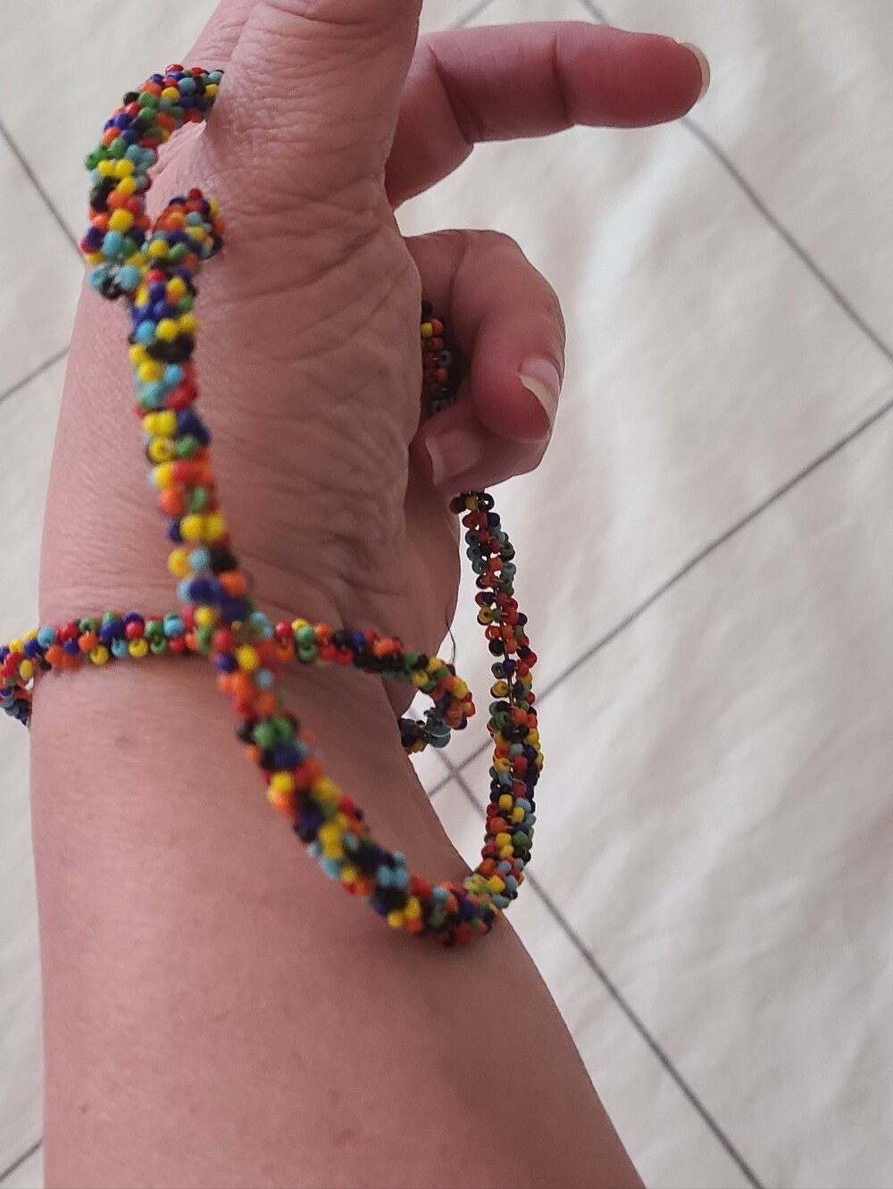 Turquoise & Multi Color Beaded Set - Picture 6 of 7